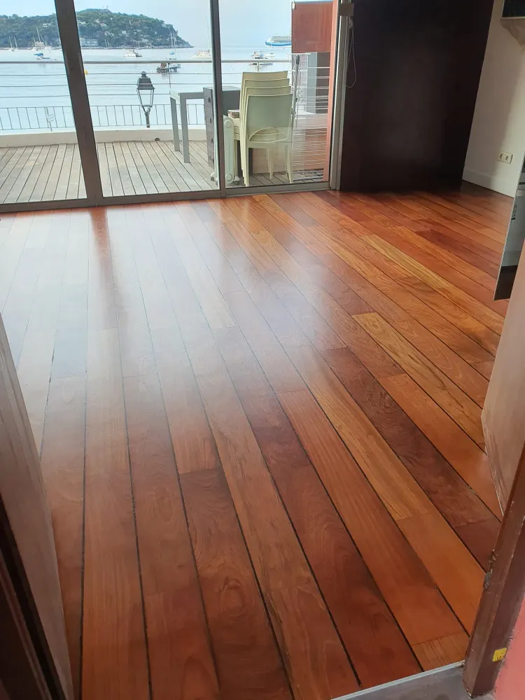 Parquet en teck pont de bateau