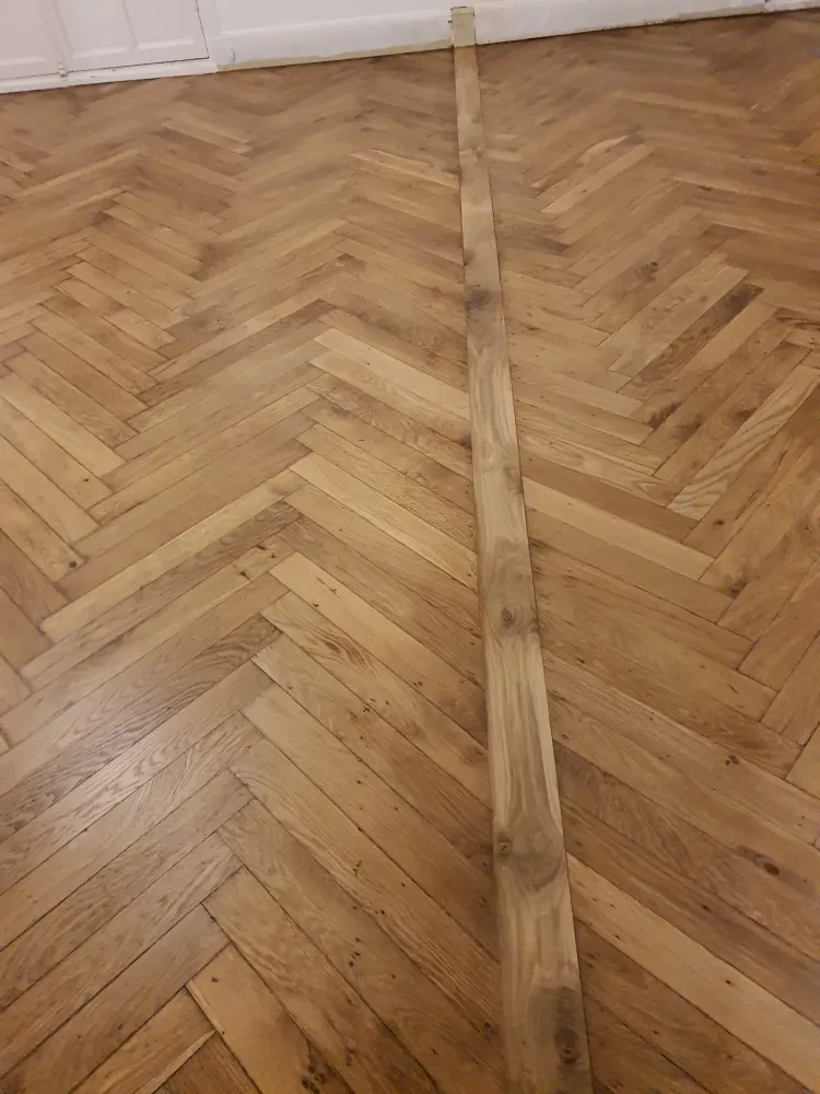 Insère d'un seuil massif suite dépose ancienne cloison